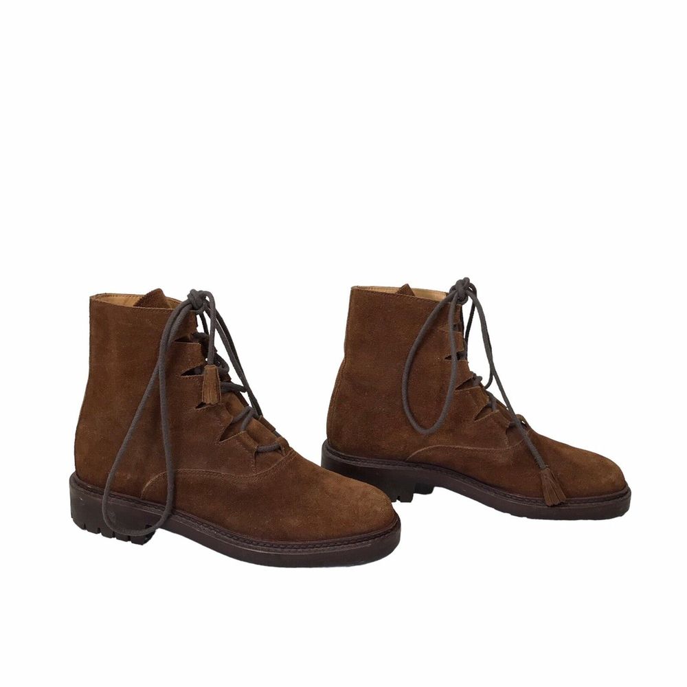 Vintage Ralph Lauren Polo Country Boots Brown Suede 90s‎ 9B - Picture 6 of 16